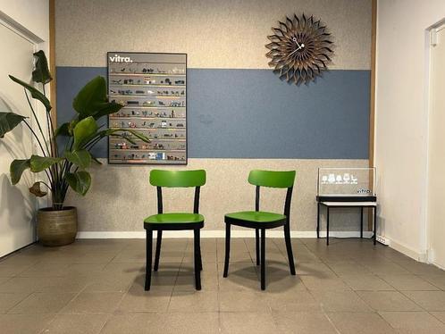 Vitra | Jasper Morrison | Basel | Groen | 8x, Huis en Inrichting, Stoelen, Gebruikt, Vijf, Zes of meer stoelen, Hout, Kunststof