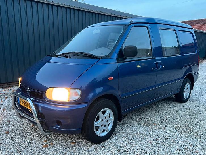 Nissan Vanette 1.6 Cargo DC 1997 AIRCO NWE APK 116.500KM NAP, Auto's, Bestelauto's, Bedrijf, Airconditioning, Lichtmetalen velgen