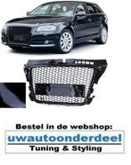 Audi A3 8P RS3 Look Sport Grill Zonder Embleem Zwart Honingr, Verzenden