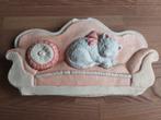 Prachtige zeldzaam Vintage Kat Poes Wand Bord Slapende Poes, Antiek en Kunst, Antiek | Wandborden en Tegels, Verzenden