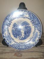 3 Old England Blauwe Bordjes, Ophalen of Verzenden