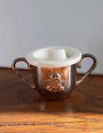 Geboortebeker verzilverd met beertje., Ophalen of Verzenden