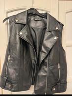 Leren bodywarmer, Ophalen of Verzenden, Zo goed als nieuw, Maat 42/44 (L), Zwart