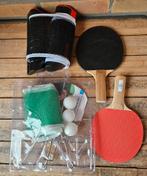 Tafeltennis set, Sport en Fitness, Tafeltennis, Ophalen of Verzenden, Zo goed als nieuw, Net, Batje(s) of Balletje(s)