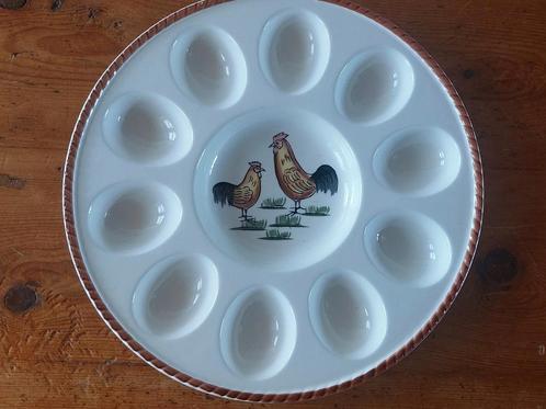 Vintage schaal voor eieren fifties, Antiek en Kunst, Antiek | Servies los, Ophalen of Verzenden