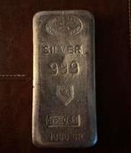 1 KG - Swiss Bank - 999.99 zilver, Ophalen of Verzenden