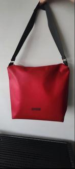 Bree brandweerrode uniseks kunststof schoudertas 32x37x13 cm, Ophalen of Verzenden, Gebruikt, Rood, Overige typen