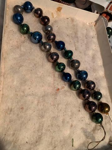 #kerst Antieke kwik kralenketting beschikbaar voor biedingen
