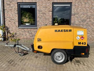 Kaeser M43 Kubota 4,2 m3 / min 7 Bar 30kW mobiele Compressor beschikbaar voor biedingen