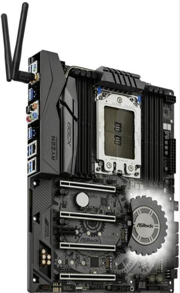 ASRock X399 Taichi, Computers en Software, Moederborden, Zo goed als nieuw, AMD, DDR4, Ophalen of Verzenden