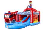 Te Huur: Multiplay Brandweer Springkussen Zwembadje 14 Pers., Ophalen, Zo goed als nieuw, Overige