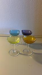 Vintage likeurglazen, Ophalen of Verzenden, Gebruikt, Borrel- of Shotglas