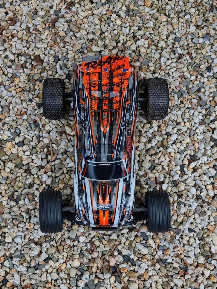 RC Traxxas Rustler - te koop, Hobby en Vrije tijd, Modelbouw | Radiografisch | Auto's, Zo goed als nieuw, Auto offroad, Ophalen of Verzenden