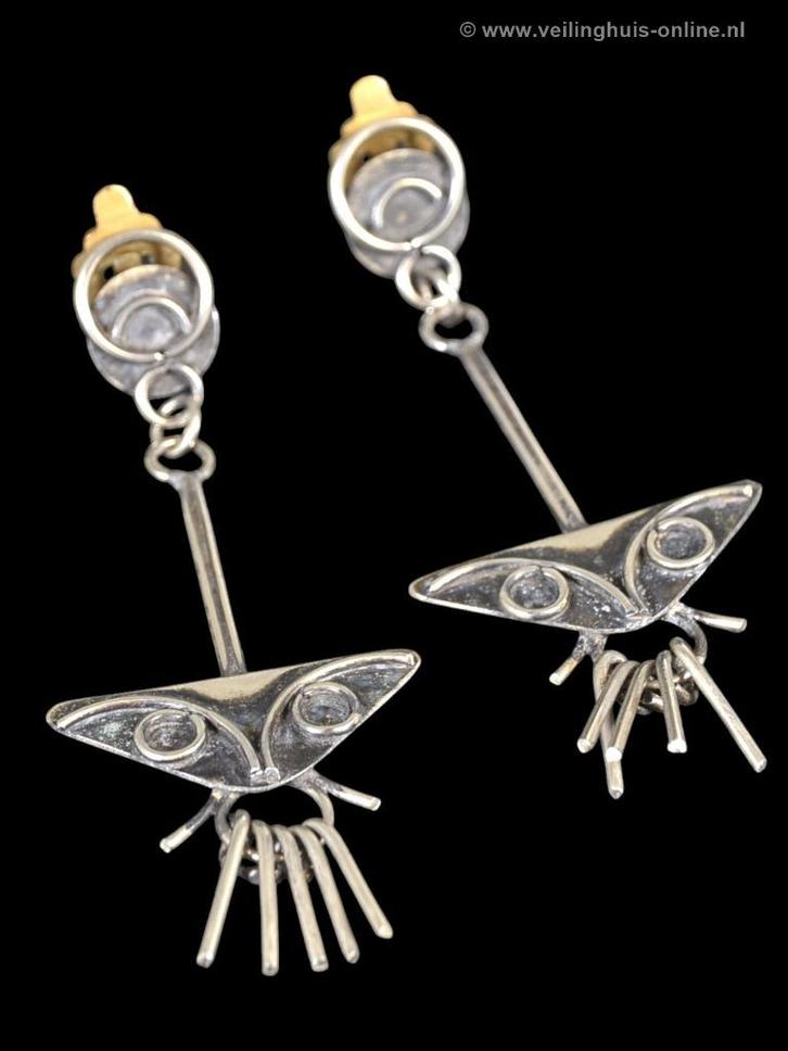 Antieke klemoorbellen, Sieraden, Tassen en Uiterlijk, Antieke sieraden, Oorbellen, Overige materialen, Ophalen