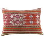 Vintage kelim kussen 40x60 oudroze oranje, Yazgibi, Overige kleuren, Verzenden, Nieuw