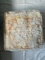 Marokkaanse vintage poef hoes wol, Ophalen of Verzenden, Zo goed als nieuw, Rond, 50 tot 75 cm