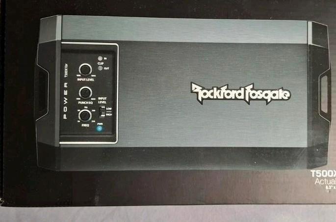 Rockford Fosgate T500X1. Versterker - Nieuwstaat, Auto diversen, Autoradio's, Nieuw, Ophalen of Verzenden