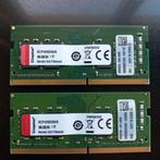 Kingston setje 16GB DDR4
2666MHz, Computers en Software, RAM geheugen, DDR4, Ophalen of Verzenden, Zo goed als nieuw, Laptop