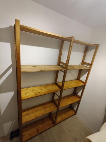 IKEA IVAR stellingkast – 2 secties, massief hout  beschikbaar voor biedingen