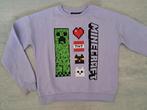 Minecraft sweater lila paars maat 146-152, Ophalen of Verzenden, Minecraft, Meisje, Trui of Vest