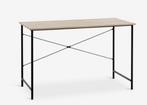 Bureau VANDBORG 60x120 licht eiken kleur/zwart, Huis en Inrichting, Ophalen, Nieuw, Bureau