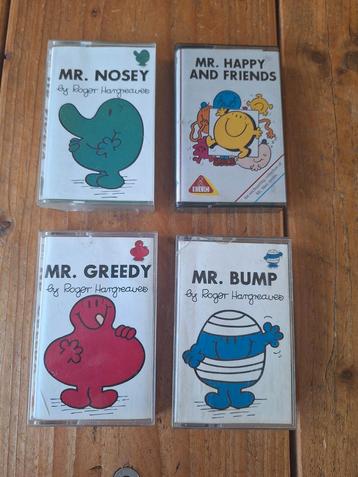 Mr. Men Cassettebandjes - Set van 4 - Roger Hargreaves. beschikbaar voor biedingen