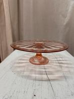 Art deco taartschaal op voet, 31cm, Ophalen of Verzenden