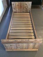 Steigerhout bed, 90 cm, Gebruikt, Eenpersoons, Bruin