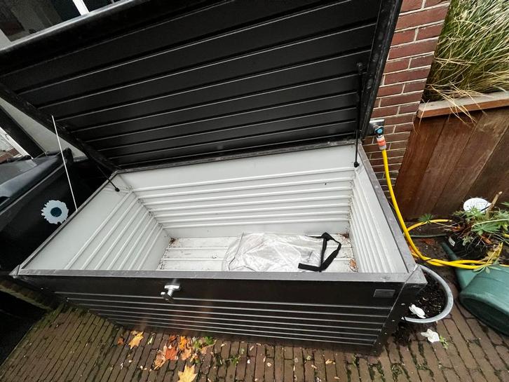 Metalen Hobby Box - 160x82x75 cm, Tuin en Terras, Bergingen en Tuinkasten, Gebruikt, Overige typen, Metaal, Ophalen