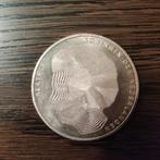 Zilveren 50 Gulden - Honderd jaar vorstinnenregering - 1990, Koningin Beatrix, Zilver, Ophalen of Verzenden, Losse munt