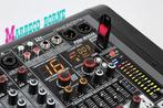Mengpaneel,4-Kanalen Studio Mixer met Versterker PDM-M404A, Info@marbeco.nl, Power Dynamics, Nieuw, Overige instrumenten