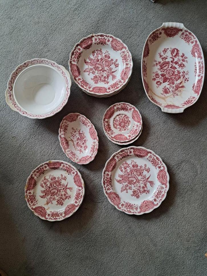 Ridgway Servies - Beschadigd, Antiek en Kunst, Antiek | Servies los, Ophalen of Verzenden