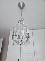 Mooie hanglamp met kristallen details, Huis en Inrichting, Ophalen of Verzenden, Gebruikt, Minder dan 50 cm