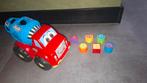 Kiepwagen met vormen en getallenblokjes, Kinderen en Baby's, Speelgoed | Speelgoedvoertuigen, Ophalen of Verzenden, Gebruikt