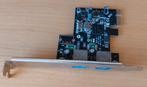 Uitbreidingskaart - 2x USB insteekkaart PCI Express, Computers en Software, Netwerkkaarten, Ophalen, Gebruikt, Extern
