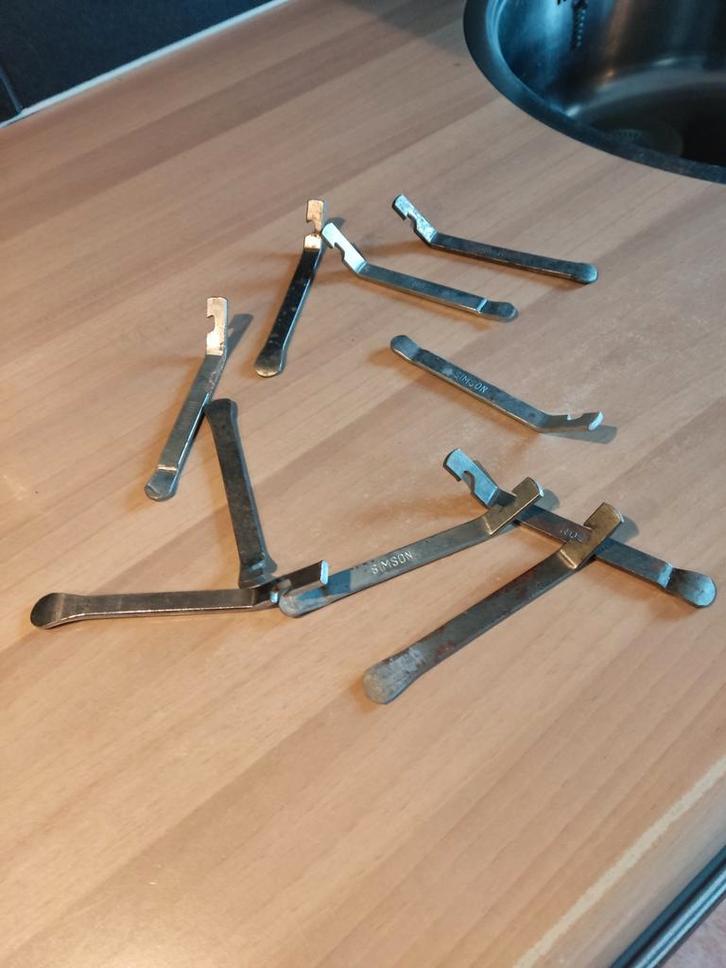 Bandenlichters Set - Simson, Fietsen en Brommers, Fietsaccessoires | Fietsgereedschap, Gebruikt, Bandgereedschap, Ophalen of Verzenden