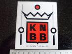 sticker knbb leusden logo kon ned biljart bond biljarten, Verzenden, Zo goed als nieuw, Bedrijf of Vereniging