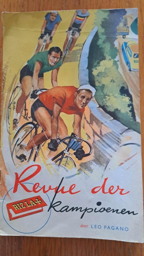 Rizla Revue der Kampioenen Wielrennen 1950 Leo Pagano, Boeken, Prentenboeken en Plaatjesalbums, Gelezen, Ophalen of Verzenden