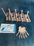 5 gelijksluitende profielcylinder 30/30 met sleutelcertific., Ophalen of Verzenden, 80 tot 100 cm, Buitendeur, 200 tot 215 cm