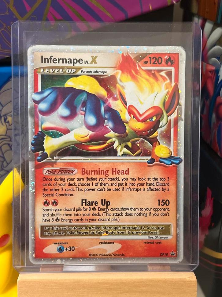 Infernape Lv.X, Hobby en Vrije tijd, Verzamelkaartspellen | Pokémon, Gebruikt, Losse kaart, Ophalen of Verzenden