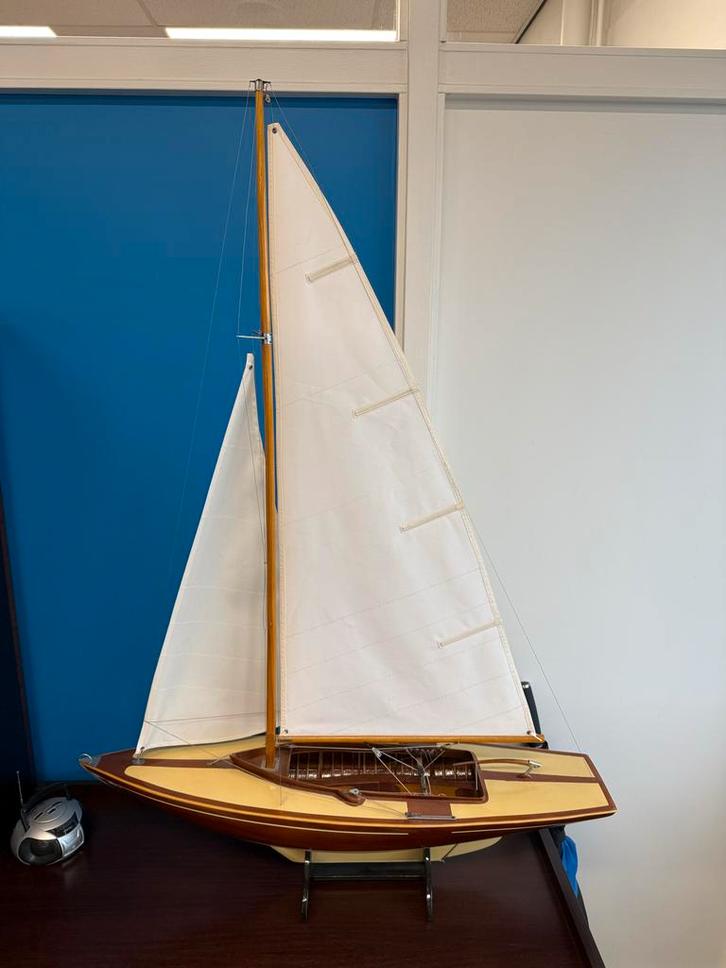 Modelboot Pampus - Houten Zeilboot, Hobby en Vrije tijd, Modelbouw | Boten en Schepen, Gebruikt, Groter dan 1:32, Overige merken