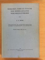 Herkomst, Vorm en Functie der Javaanse Rijksdelingstheorie, Ophalen of Verzenden, Gelezen, C.C. Berg