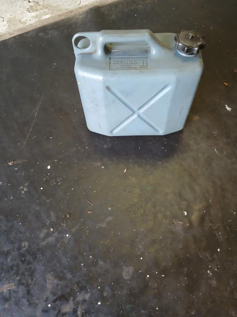 Jerrykan voor bezine, Ophalen of Verzenden, Gebruikt