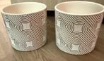2 bloempotten nieuw, Tuin en Terras, Bloempotten, Rond, Nieuw, Aardewerk, Tuin