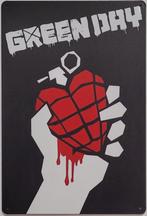 Greenday American Idiot reclamebord van metaal wandbord deco, Info@deconoord.nl, Deco Noord, Nieuw, Ophalen of Verzenden