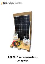 Actie - Complete installatie 6 zonnepanelen - 1.8kWh, Doe-het-zelf en Verbouw, Zonnepanelen en Toebehoren, Ophalen of Verzenden