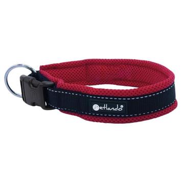 PETLANDO Outdoor Halsband XXXS Nek 25-30 cm Rood AANBIEDING! beschikbaar voor biedingen