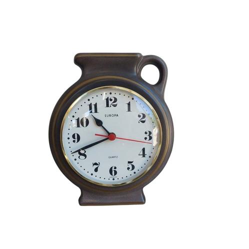 Vintage klok Europa Quartz, Antiek en Kunst, Antiek | Klokken, Ophalen of Verzenden