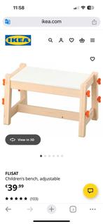 IKEA Flisat Kinderen Tafel en bankje, Kinderen en Baby's, Kinderkamer | Tafels en Stoelen, Ophalen, Zo goed als nieuw, Tafel(s) en Stoel(en)