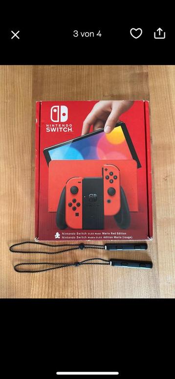 Nintendo switch red edition nieuw mario editie beschikbaar voor biedingen